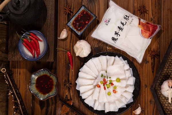 魔芋素毛肚白色